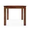 Arabia-Fabio 4 Seater Dining Table With Set Of 4 Chairs Colour-Matty Olive Finish-Teak