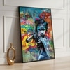 The Castle Decor Girl Power Graffiti Wall Art Framed Painting 20x30 Inch