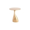 Kivaha Metal Side Table in Glossy Finish