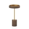 Cosmo Metal Drink Table in Gold Finish