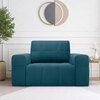 Riyab  Pull Out Sofa cum Bed  in T Blue Colour