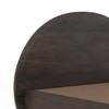 Sora Solid Wood King Size Bed Without Storage in Dark Chestnut Finish