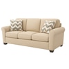Sehran 3 Seater Sofa In Fabric Cream Color