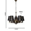 Devansh Dual Steel Metal  Wallmounted Lamp With Beige Jute  Shade