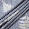 Grey And White Floral Cotton 400 Tcflat Super King Size Bedsheet With 2 Pillow Covers