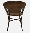 Ballarat  Wicker Chair In  Brown Tone Finish