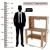 Spydercraft Daisy Modern Study Table in Noce Lyon Finish
