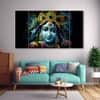 The Castle Decor Krishna Ji Wall Painting Wooden Framed 27x48 Inch (Style 38)