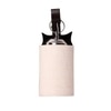 Devansh Solid Wood Electric Wall Light in Brown Colour with White Shade Count of 1 Light