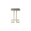 Prato Metal Side Table in Gold Finish