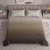 Coffee Shade Floral Cotton 400 Tc Flat Super King  Bed Size Bedsheet With 2 Pillow Covers