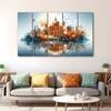 The Castle Decor Secularism Wall Art Set of 5 Digital Painting 27x48 Inch (Style 1)