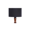 Brinkley Brown Cotton Shade Floor Lamp
