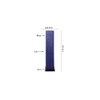 Vanessa Blue Cotton Shade Floor Lamp