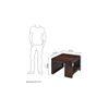 Piante Sheesham Wood Coffee Table In Mahogany Finish