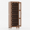 Murano Bookshelf cum Display Unit Finish Amber Walnut