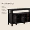 Rhodes 3 Door Solid Wood Sideboard in Mango Mahogany Finish
