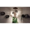 Lyon Brown Solid Wood Cluster Hanging Light