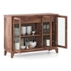 Akira Solid Wood Sideboard in Teak Finish