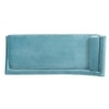 Euclid Velvet Chaise Lounger in T Blue Colour