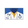 Truss Blue White Pieces Medical Doctor Illustration Canvas Wall Prints Set of 3 Multicolor Matte