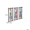Desert Art Metal Handpainted Pagri Musician Wall Hanging Set of 3