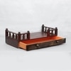 D'Dass Copper Mdf and Sheesham Wooden Temple For Pooja