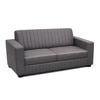 Serene 2 Seater Sofa In Leatherette Grey Color