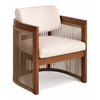 Sereno Solid Wood Lounge Chair in Multicolor Colour