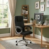 Adiko Sleek Executive Revolving Office Chair In Black