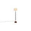 Edythe White Cotton Shade Floor Lamp