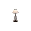 Lucille Multicolor cotton Table lamp with Iron Base