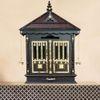 turvi solid wood prayer unit in mahagony finish