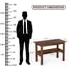Spydercraft Spacio Modern Study Table in Columbian Walnut Finish