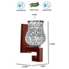 Devansh Solid Wood Electric Wall Light in Multi Colour with Multi Shade Count of 1 Light