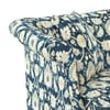 Darya 1 Seater Sofa In Blue Floral Damask Print