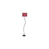 Donahue Maroon Cotton Shade Floor Lamp