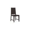 Julian Solid Wood Dining Chair Set Of 2 In Mahogany Finish
