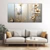 The Castle Decor Flower Art Wall Painting Wooden Framed Digital Painting 27x48 Inch