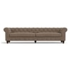 Winchester Premium 4 Seater Fabric Sofa in Mist Brown Colour