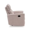 Canyon One Seater Manual Fabric Recliner in Greige Beige Colour
