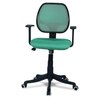 Jaazza Low Back Ergonomic Chair in Dark Green Colour
