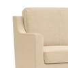 Abbey 1 Seater Fabric Sofa In Birch Beige Colour