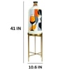 Lady Sparkling Foldable Metal Electric Floor Lamp in White Colour