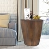 Metalsmith Side Table – Solid Wood, Walnut Finish