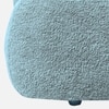 Zenliving Wood 3 Seater With Upholstery Non Storage Sofa In Blue Colour