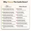 The Castle Decor Beige Terracotta Botanical Wall Art Set of 2 12x18 Inch