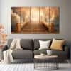 The Castle Decor Jesus Wall Painting Wooden Framed 27x48 Inch (Style 2)