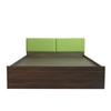 Nadi Engineered Wood Queen  Size Bed With Box Storage (Walnut Finish)