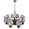 Devansh Gold Antique Wall Mounted Lamp With Black  Cotton Shade